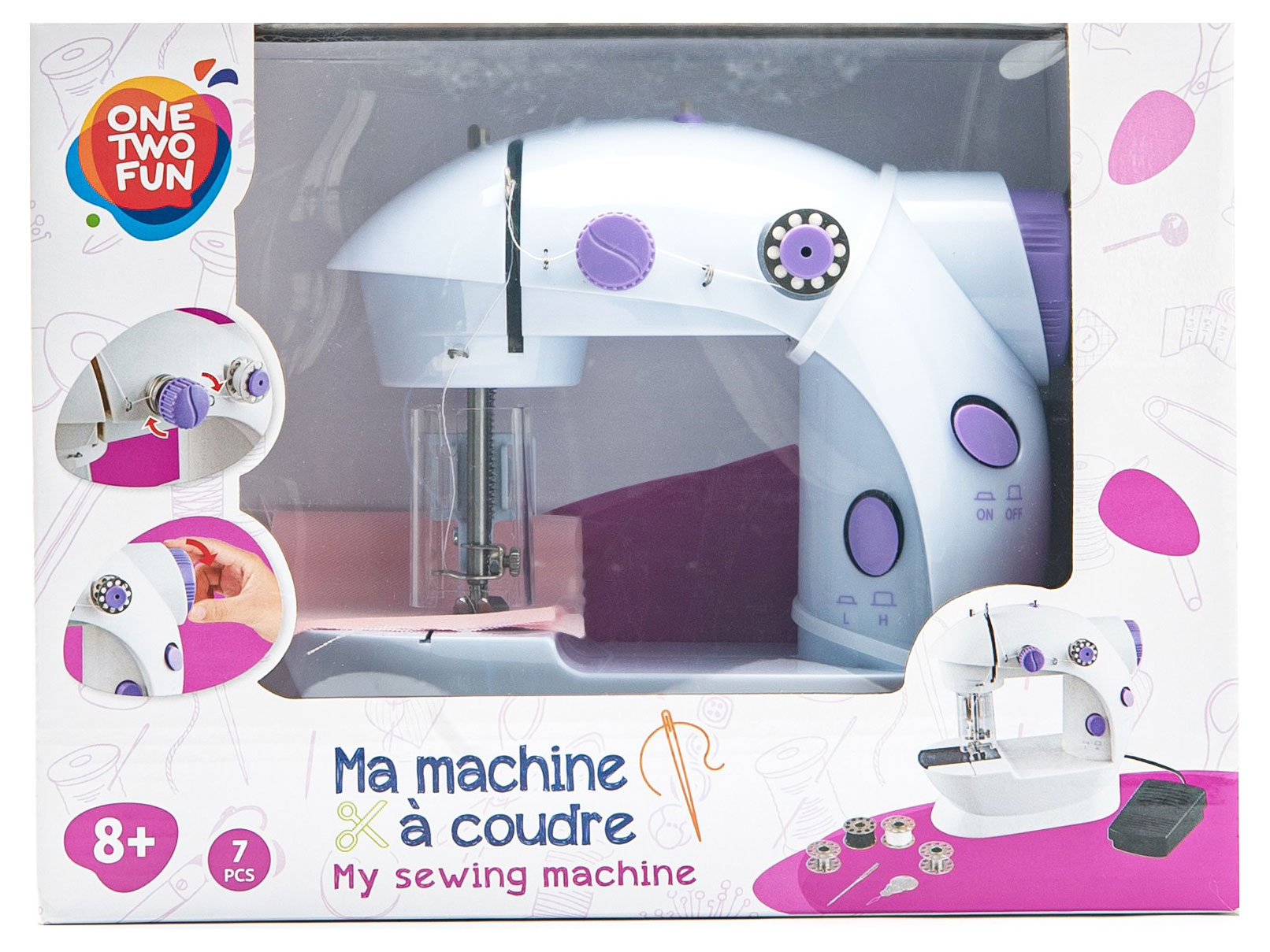 

Набор игровой ONE TWO FUN Швейная машинка