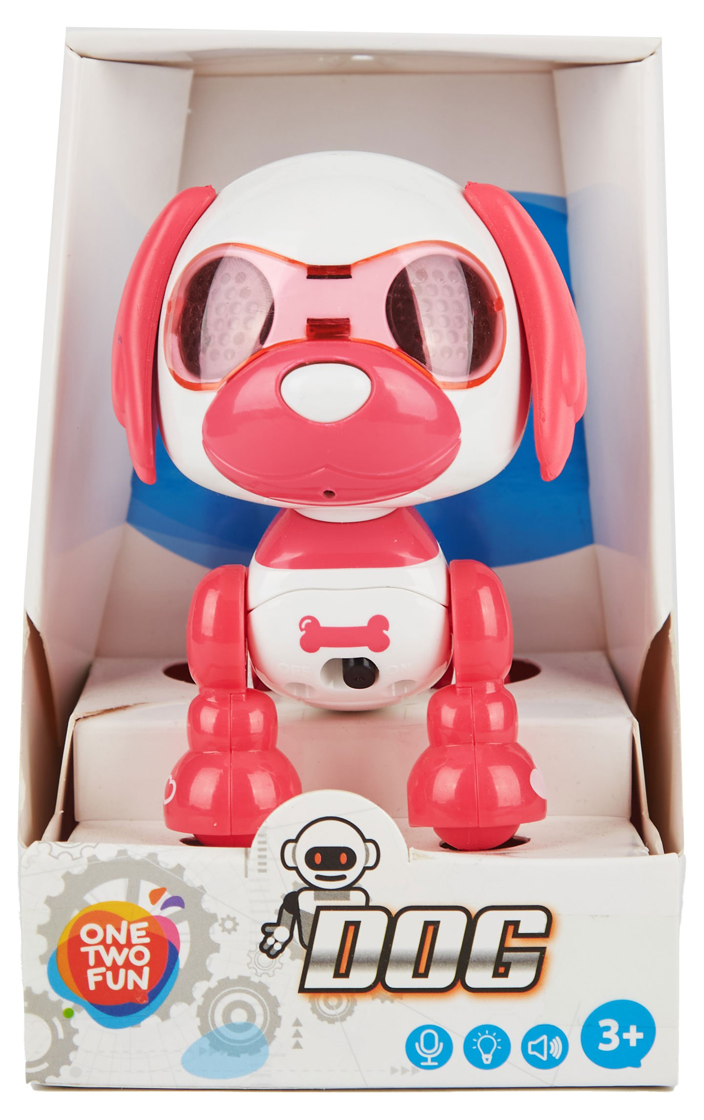 

Игрушка интерактивная ONE TWO FUN Животное со звуковыми и световыми эффектами