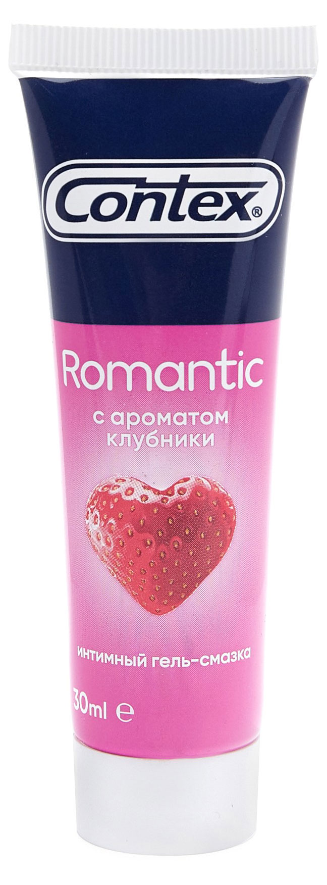 

Гель-смазка Contex Romantic с ароматом клубники, 30 мл