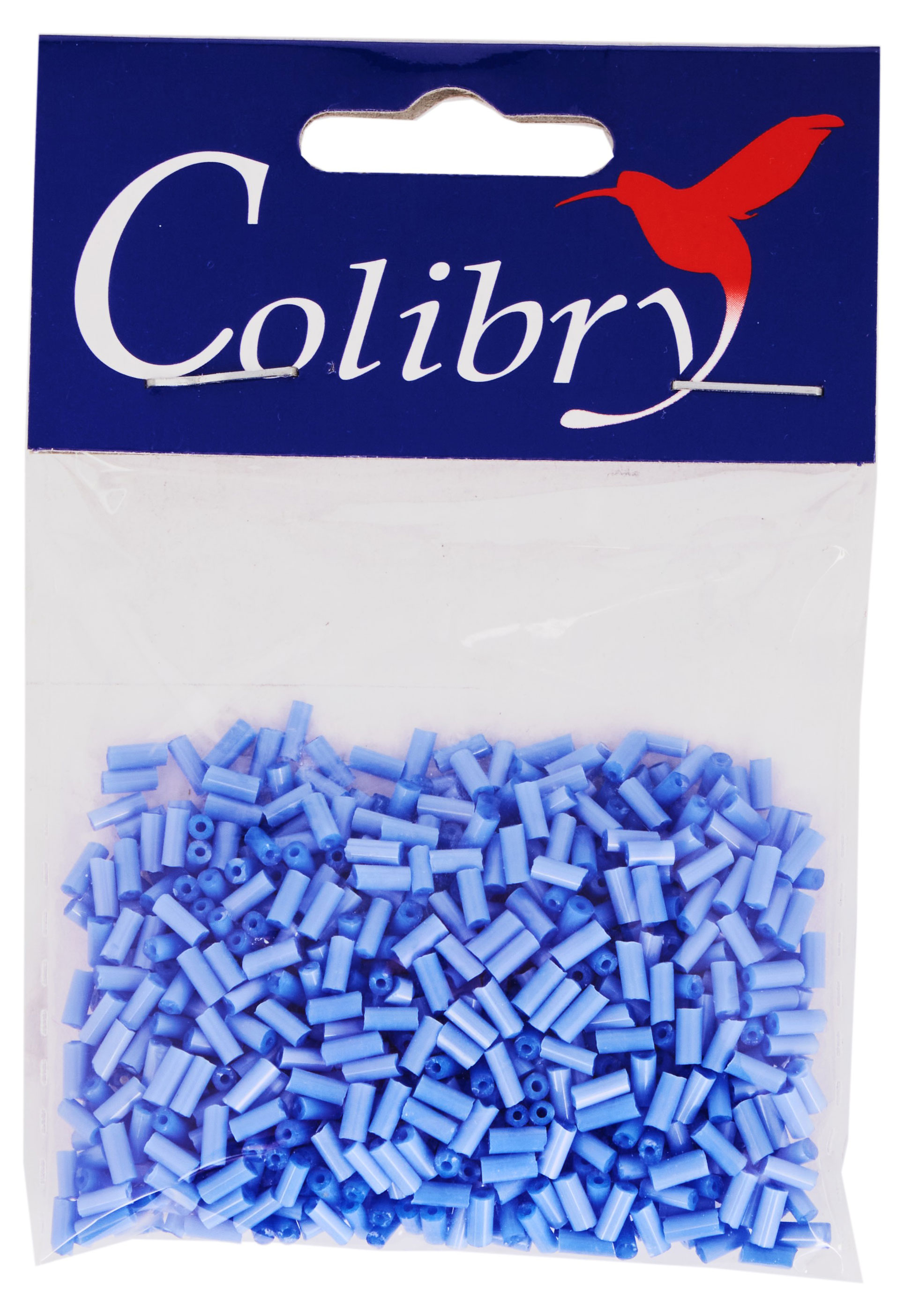 

Бисер Colibry стеклянный голубой, 20 г