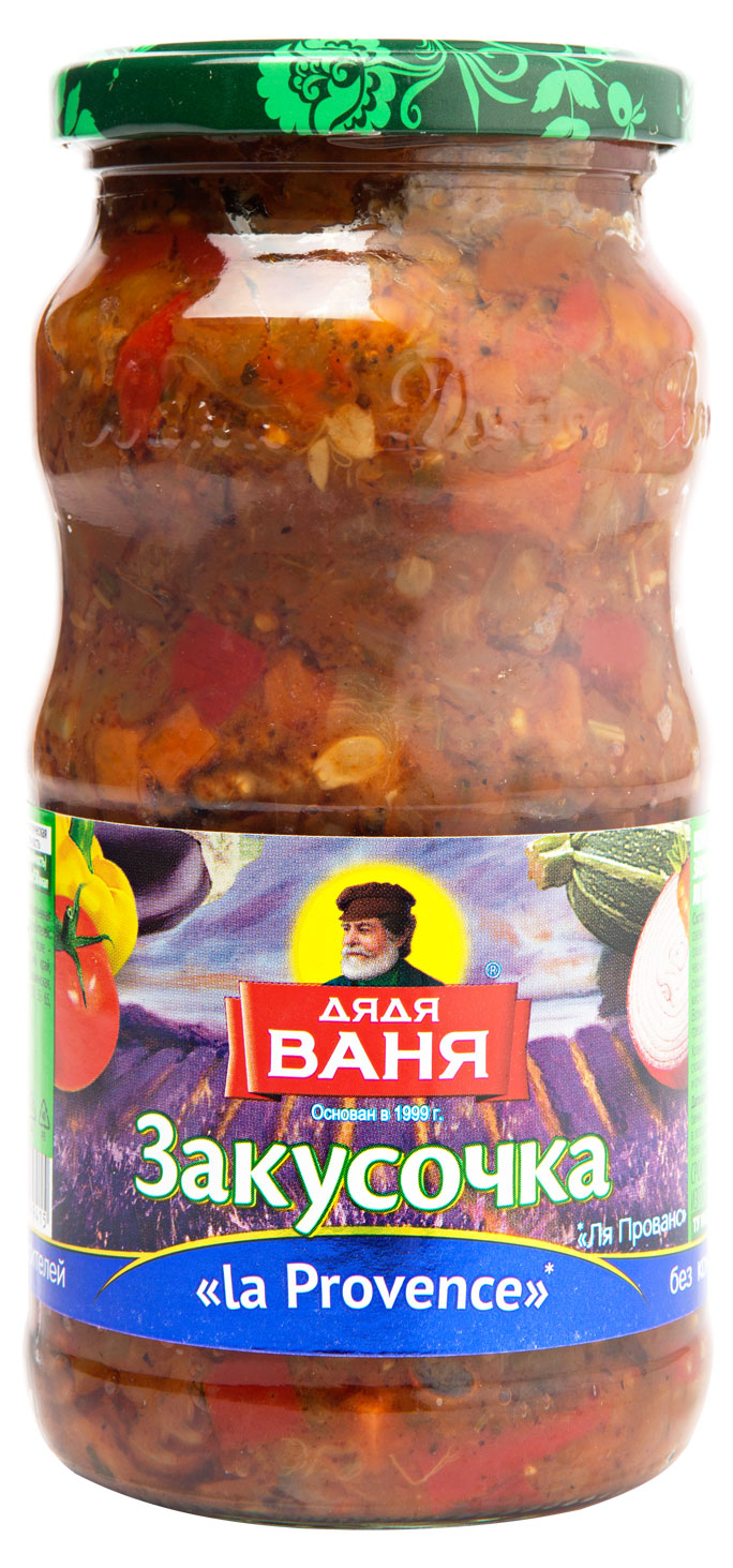 

Закусочка Дядя Ваня с баклажанами и кабачками La Provence, 460 г
