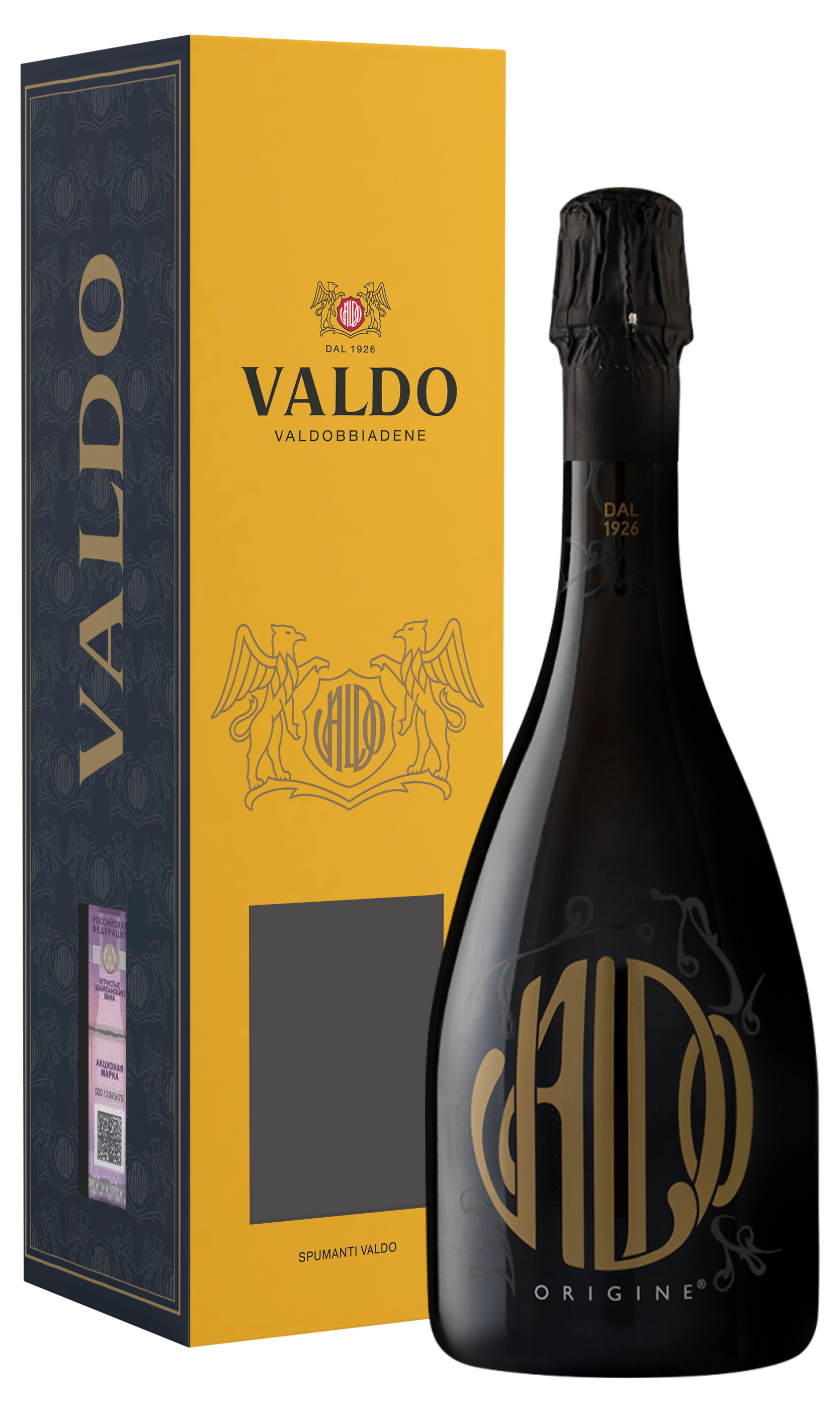 Изображение товара Игристое вино Valdo Origine белое сухое 0,75 л из Италии