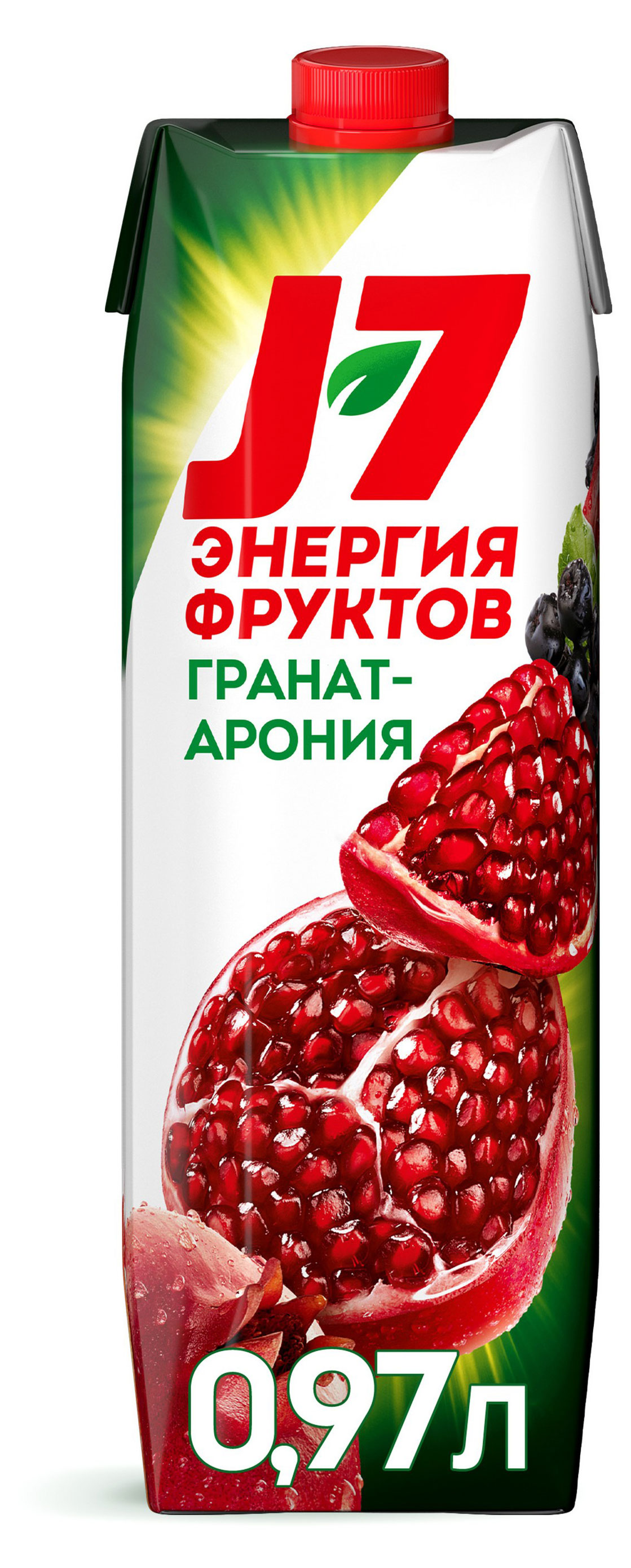 

Нектар J7 Гранат-Черноплодная рябина осветленный, 970 мл