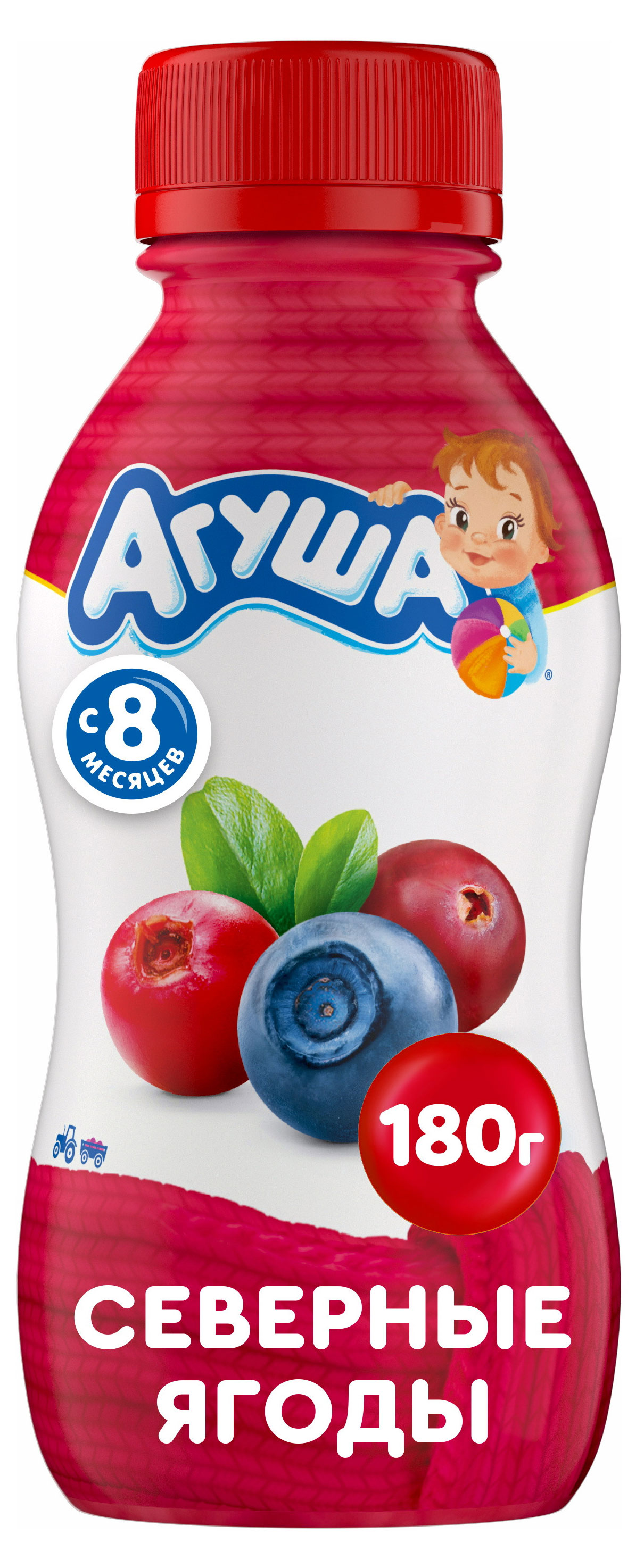 

Йогурт питьевой детский Агуша северные ягоды 2,7%, 200 г