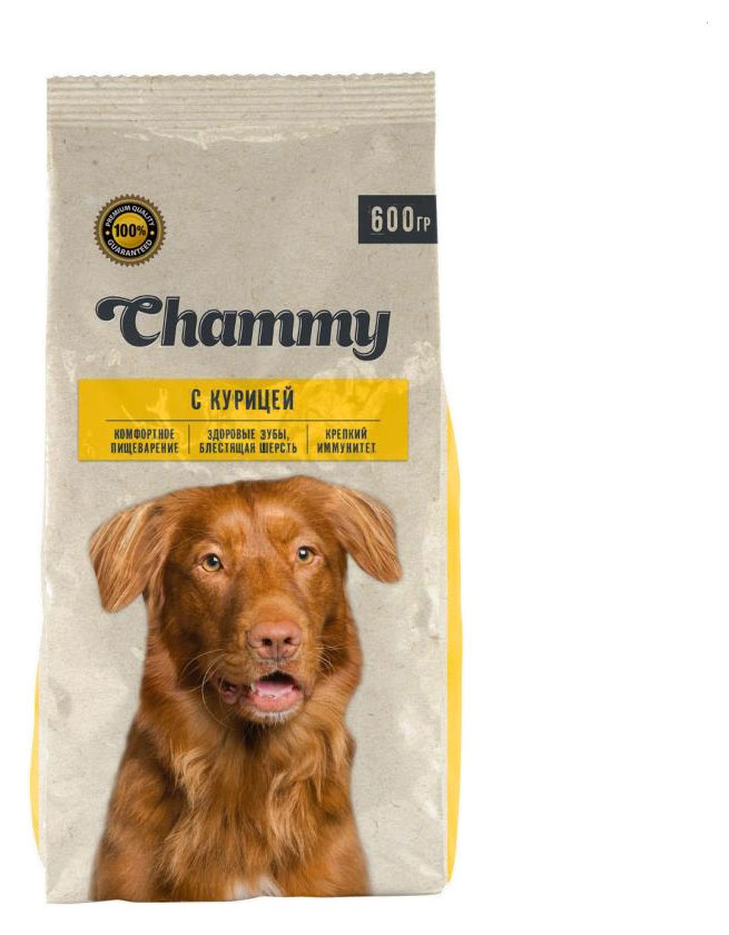 

Сухой корм для собак мелких пород Chammy с курицей, 600 г