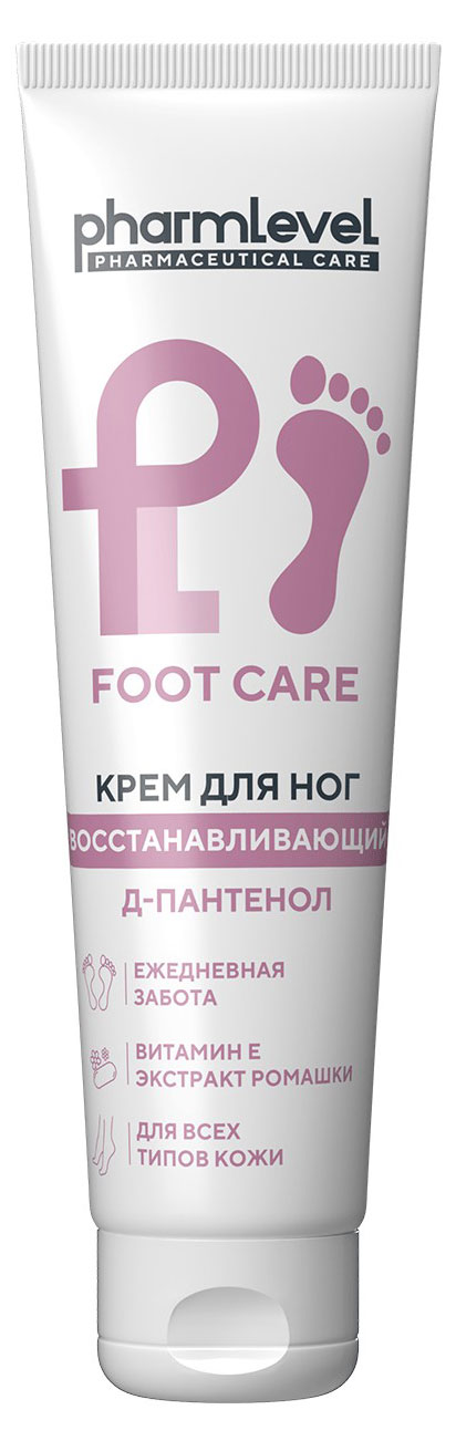 

Крем для ног Pharmlevel Foot Care Восстанавливающий с пантенолом и витамином Е, 100 мл
