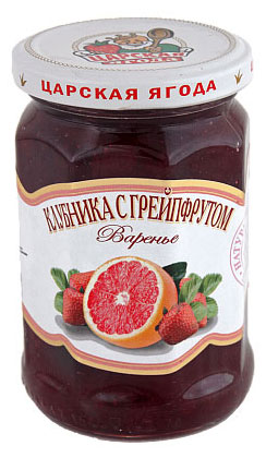 

Варенье Царская ягода из клубники с грейпфрутом, 360 г