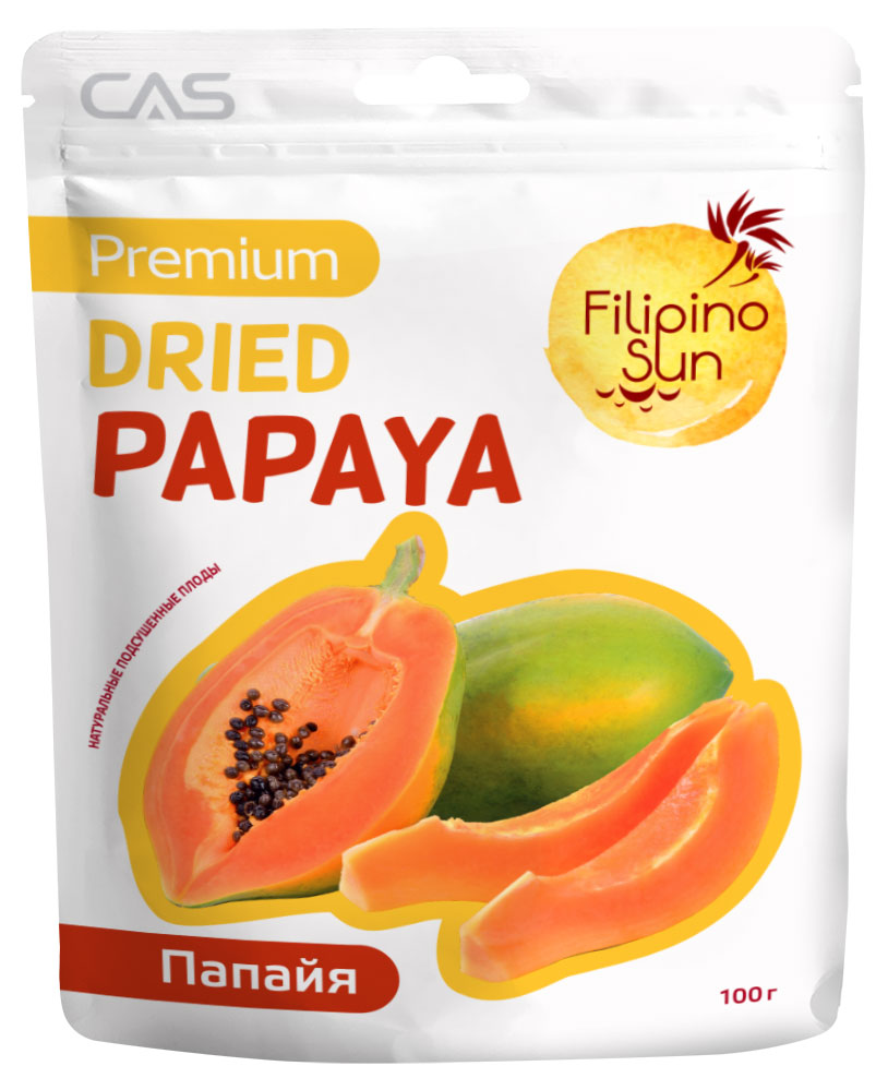 

Папайя Filipino Sun сушеная, 100 г