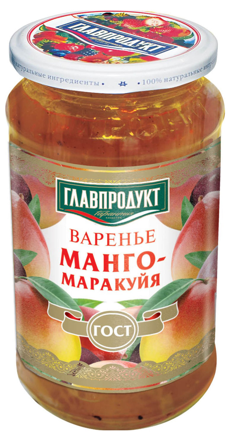 

Варенье ГЛАВПРОДУКТ Манго-маракуйя, 550 г