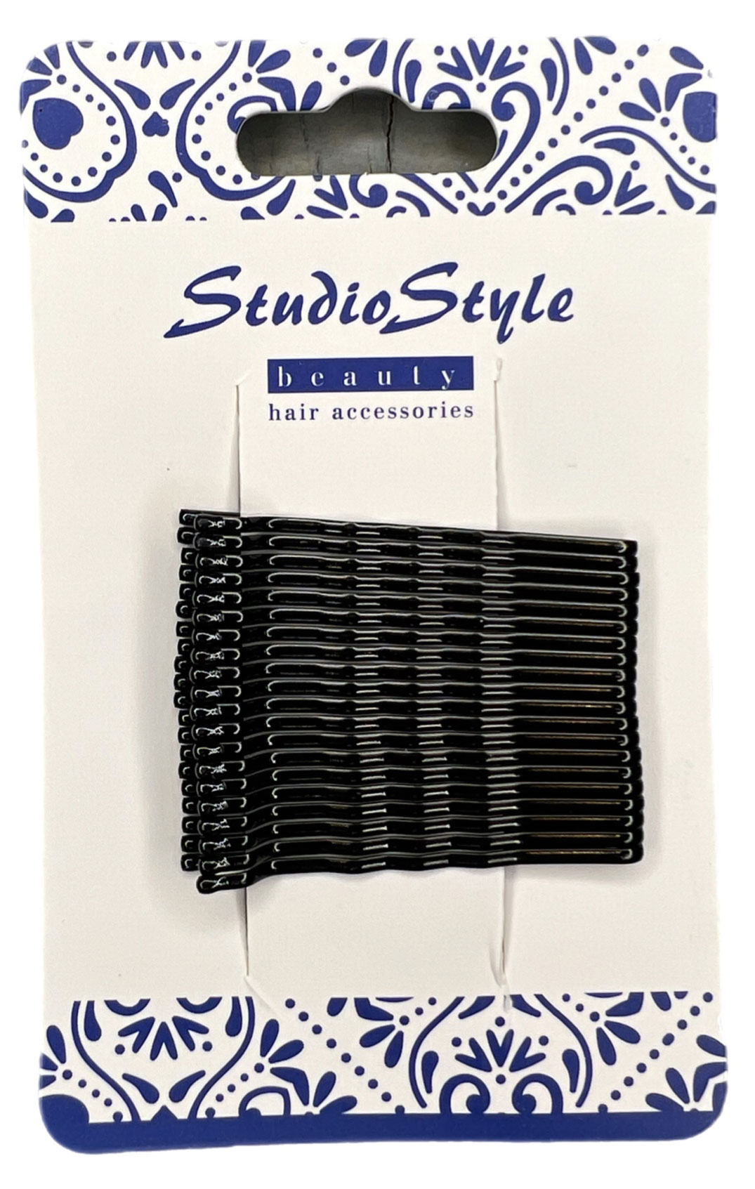 

Украшение для волос Studio Style невидимки черные, 20 шт