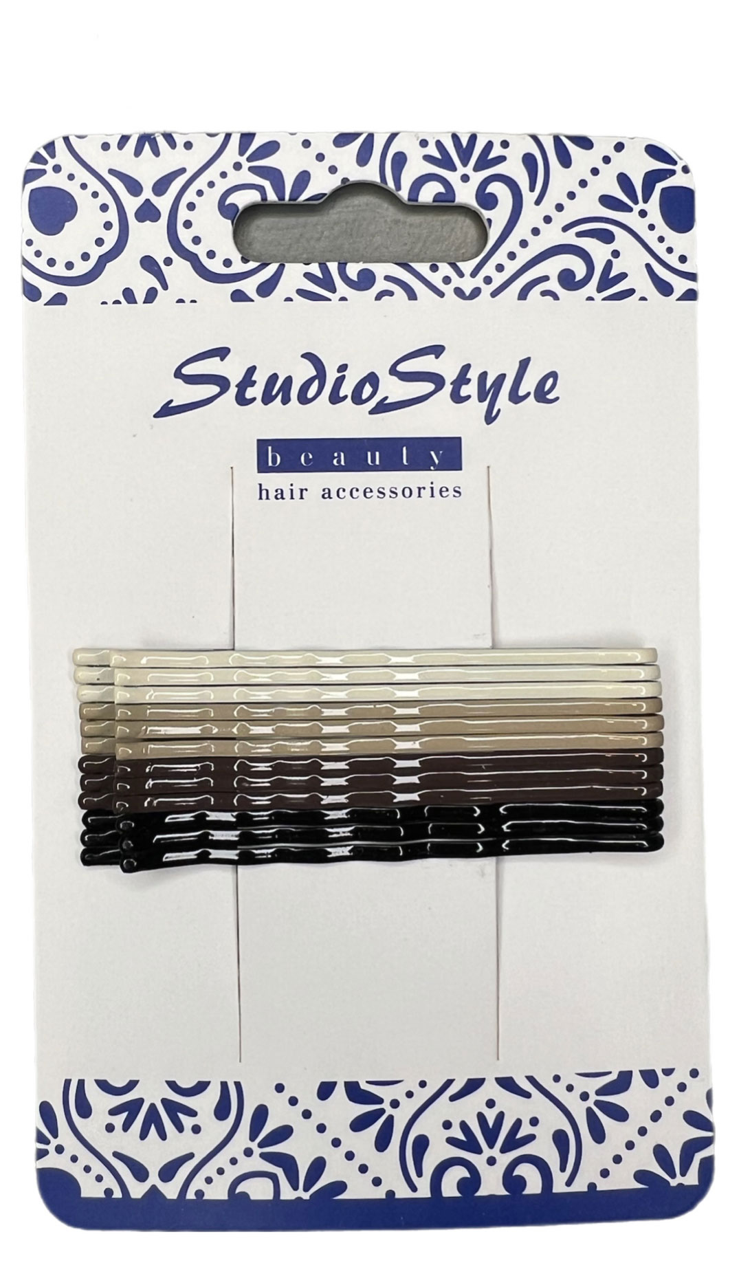 

Украшение для волос Studio Style невидимки цветные, 12 шт