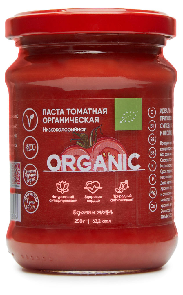 

Паста томатная Organic Around, 250 г