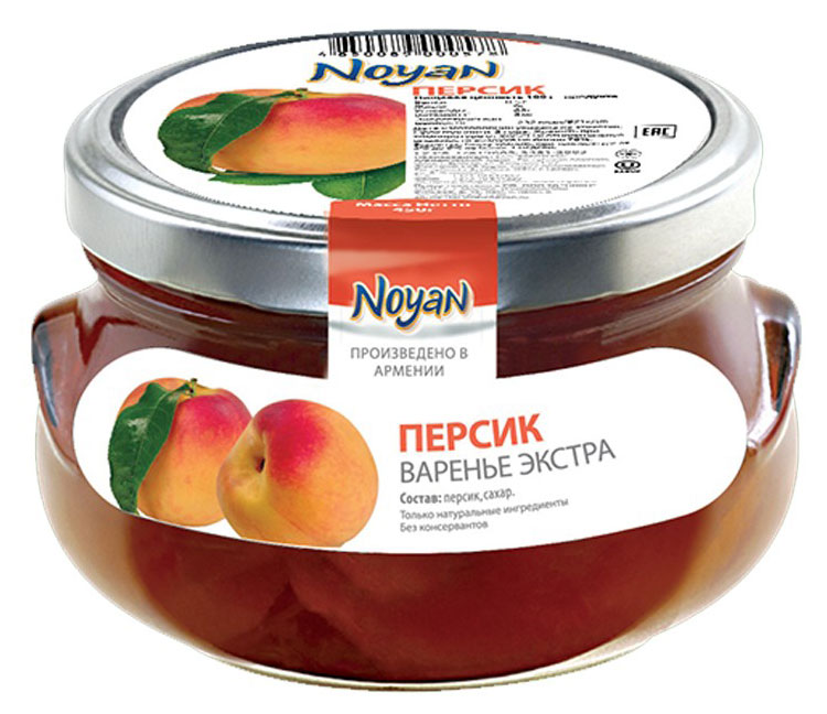 Изображение товара Варенье Noyan Персик экстра, 450 г