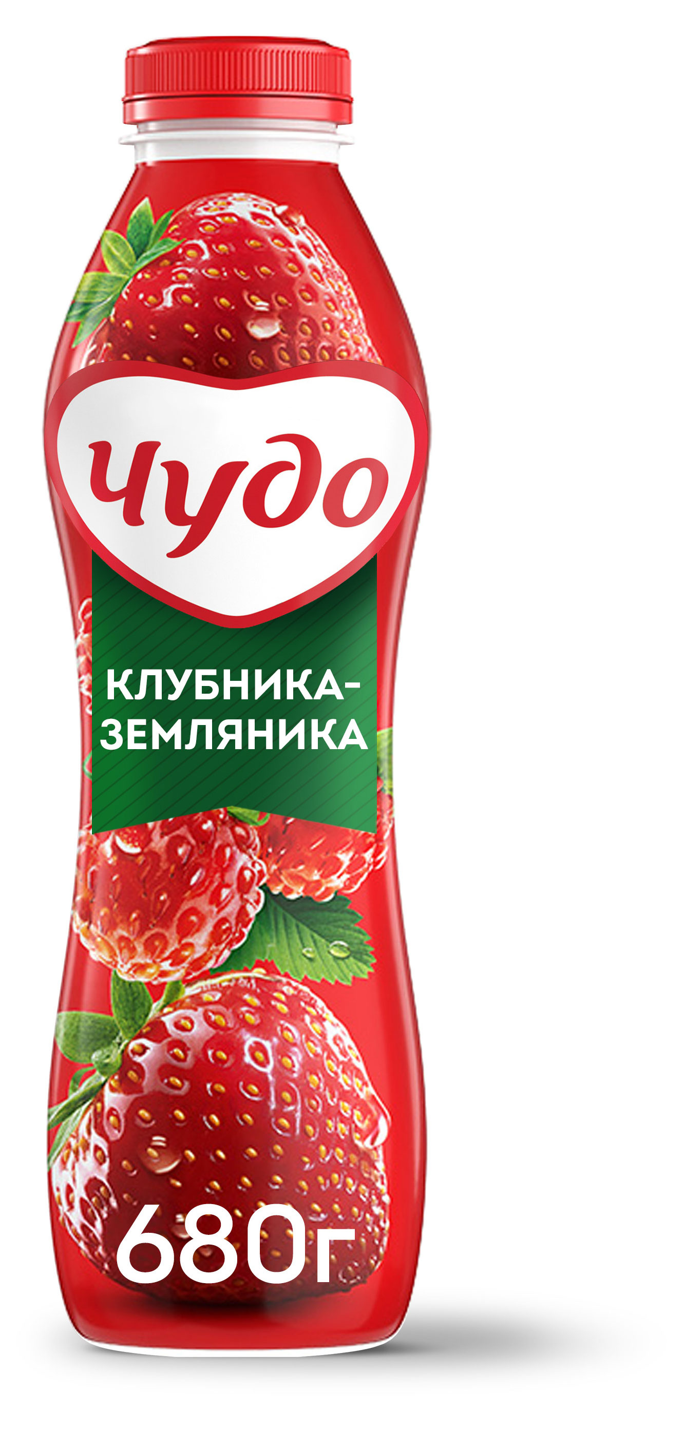 

Йогурт питьевой Чудо Клубника-Земляника 1,9% БЗМЖ, 680 г