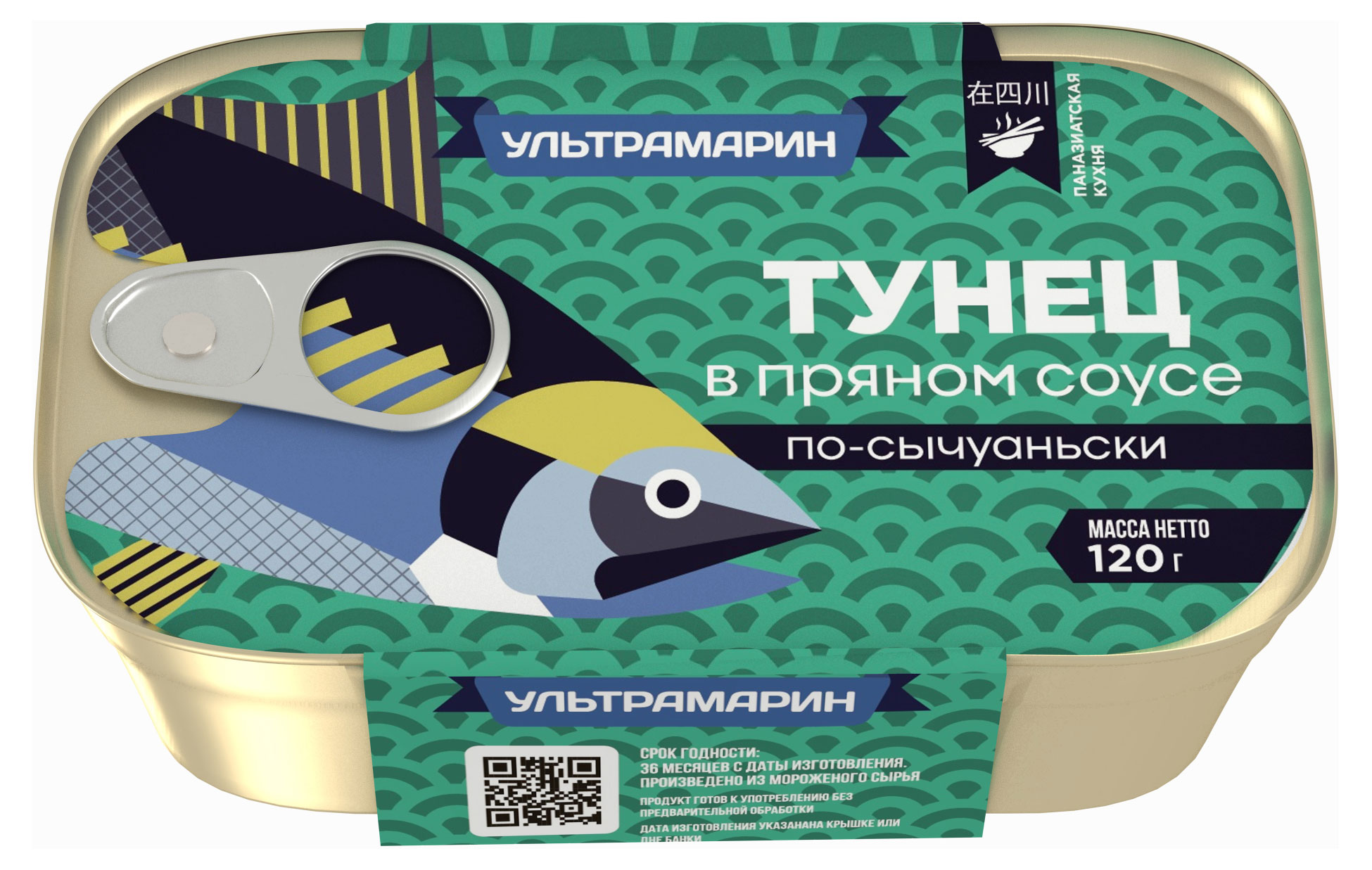 

Филе тунца Ультрамарин в пряном соусе по-сычуаньски, 120 г