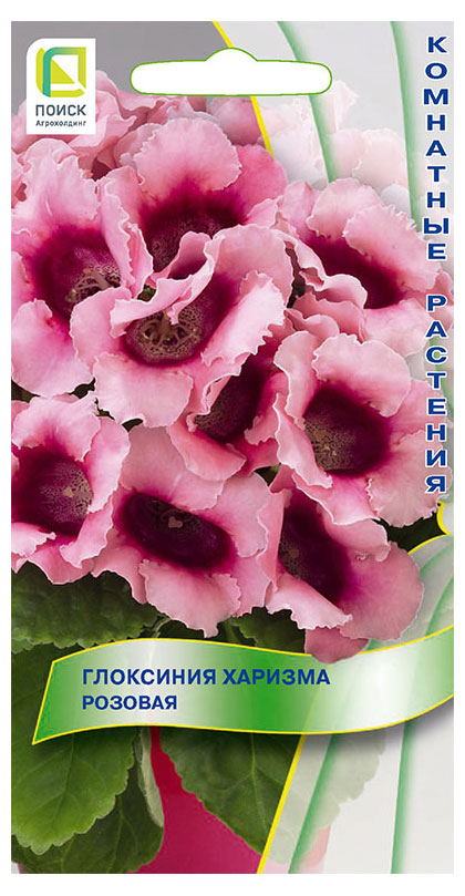 

Семена Поиск Глоксиния Харизма Розовая, 5 шт