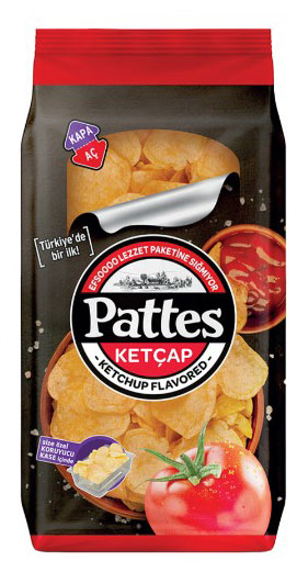 

Чипсы картофельные Pattes со вкусом кетчупа, 100 г