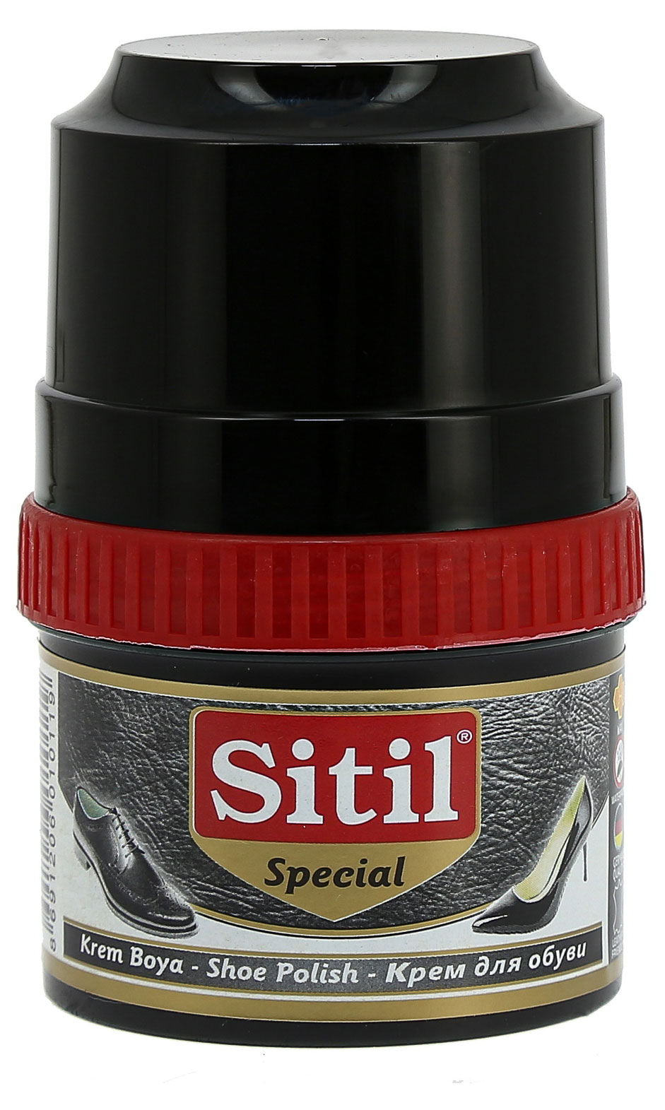 Sitil | Крем-блеск для обуви Sitil черный, 60 мл