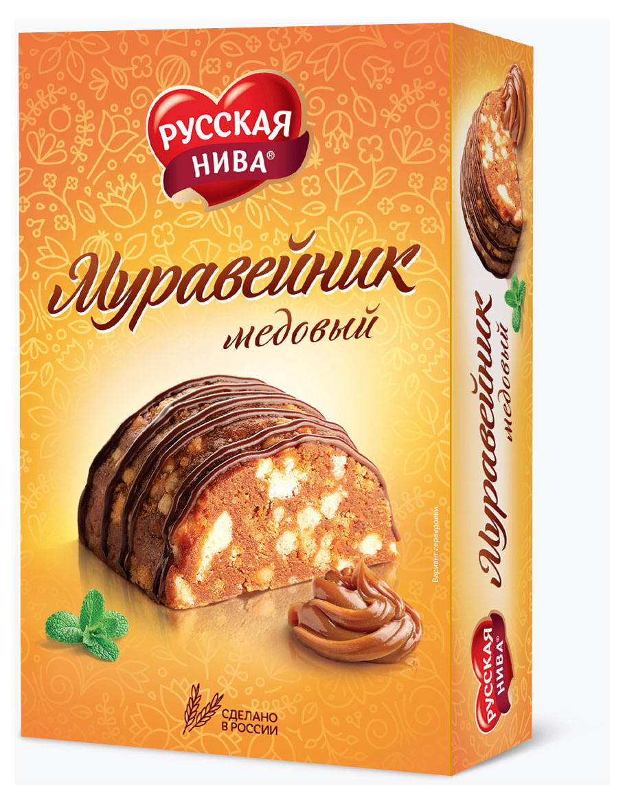 

Торт Русская Нива Муравейник медовый, 340 г
