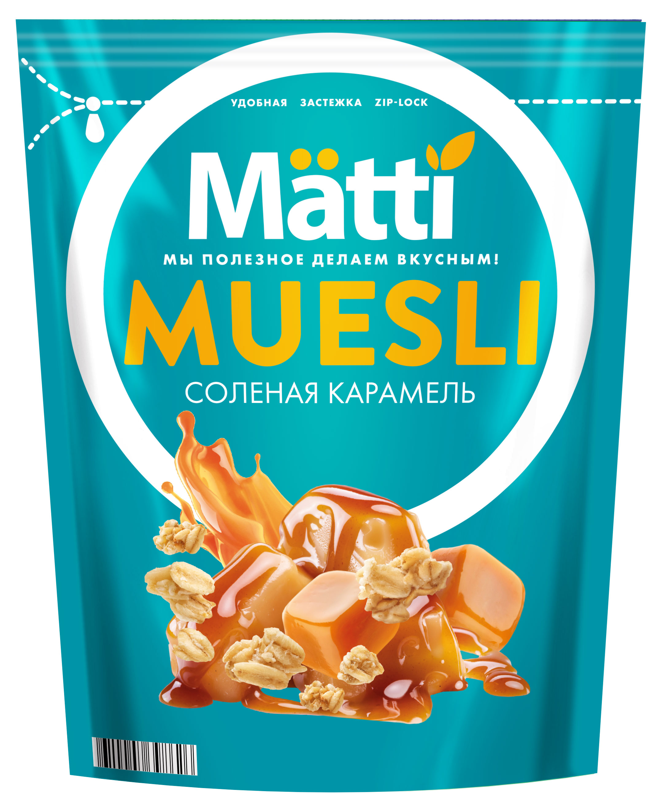Matti | Мюсли Matti Соленая карамель, 250 г