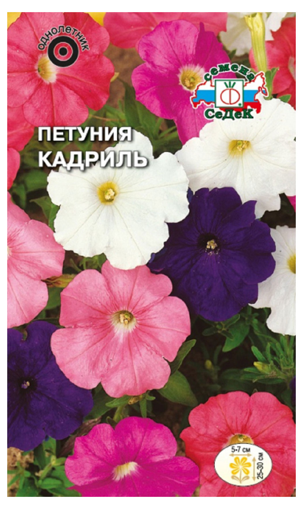 

Семена СеДеК Петуния Кадриль, 0,01 г
