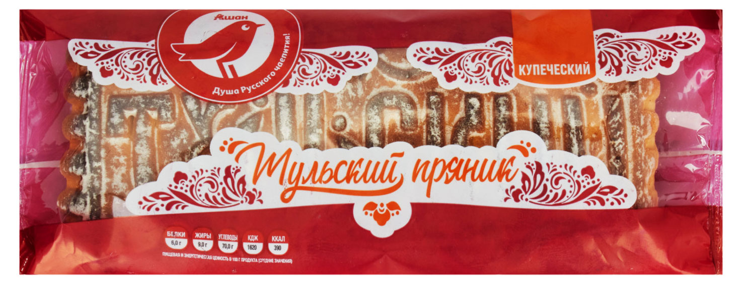 

Пряник АШАН Красная птица Тульский с варной сгущенкой, 130 г