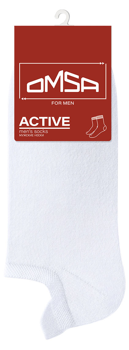

Носки мужские OMSA for MEN Active укороченные Bianco, р 42-44