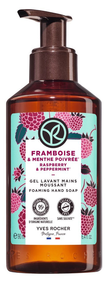 

Жидкое мыло для рук Yves Rocher Малина и мята, 190 мл