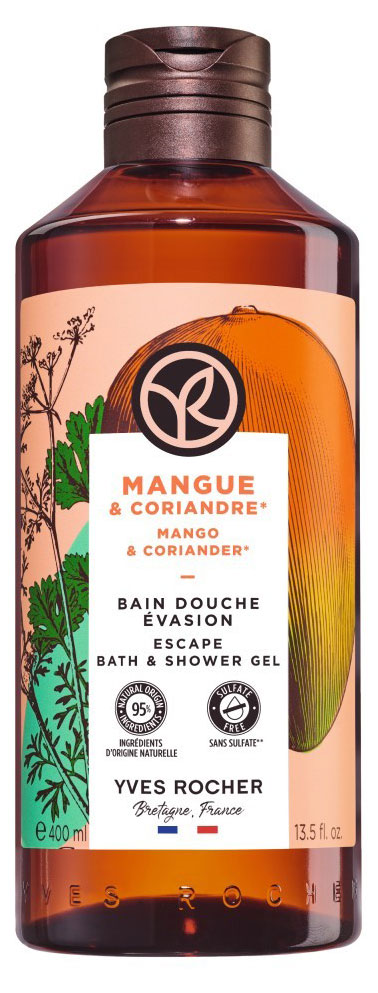 

Гель для душа Yves Rocher Манго и кориандр, 400 мл