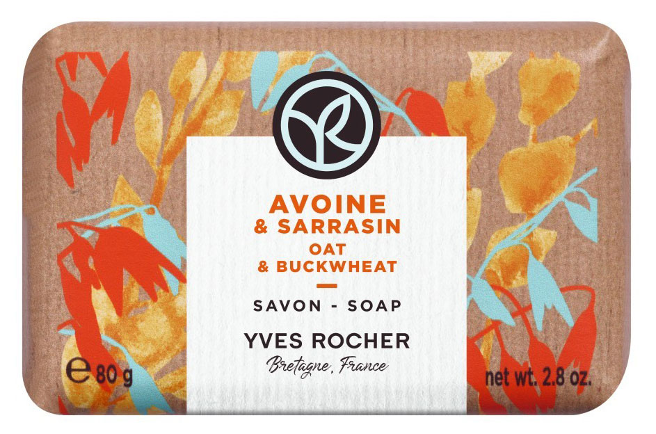 

Мыло туалетное Yves Rocher Овес и гречиха, 80 г