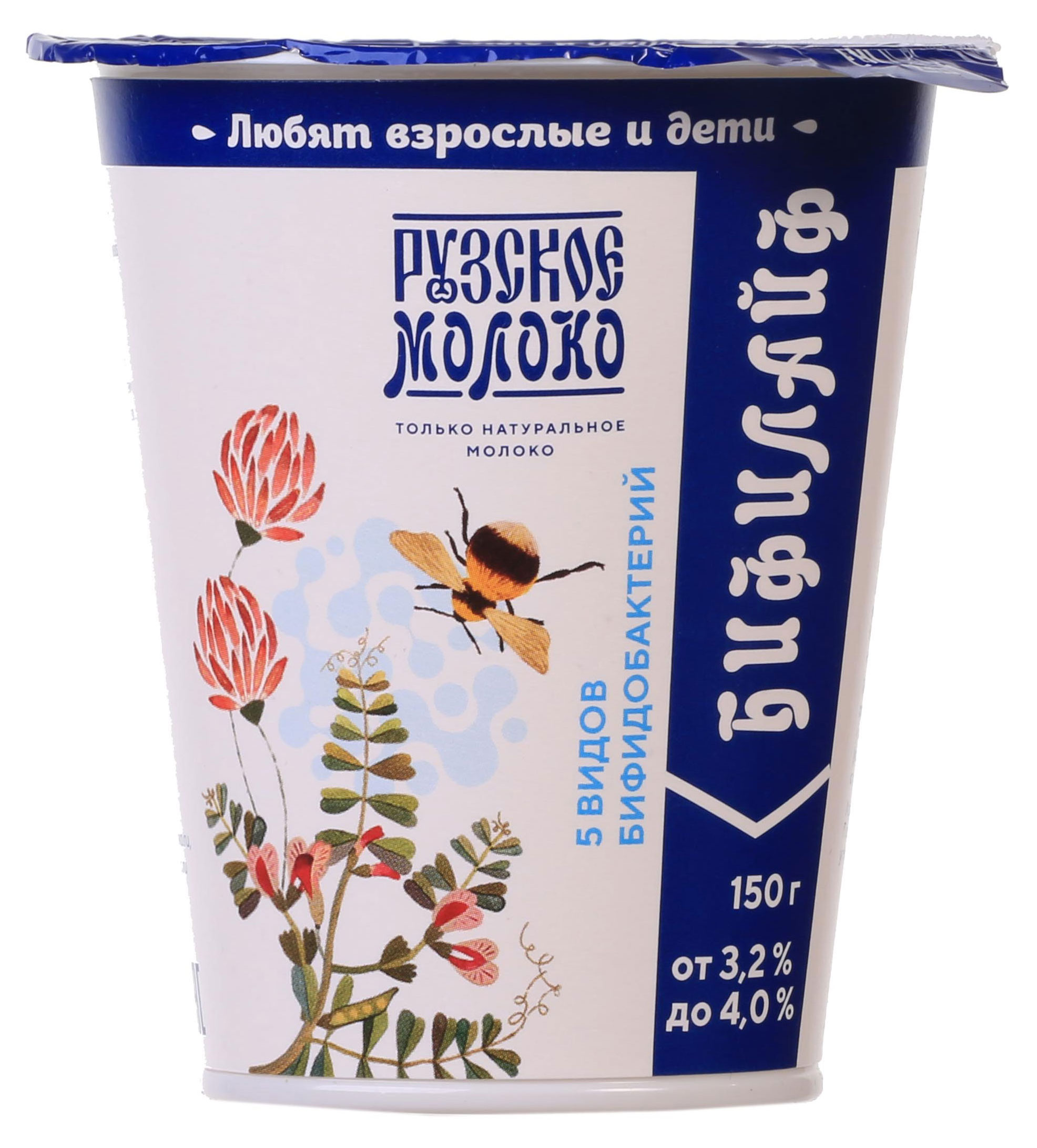 

Бифилайф Рузское молоко 3,2-4,0% БЗМЖ, 150 г