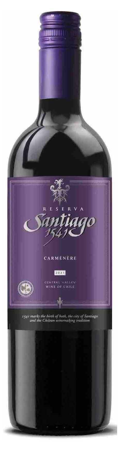 

Вино Santiago 1541 Reserva Carmenere красное сухое Чили, 0,75 л