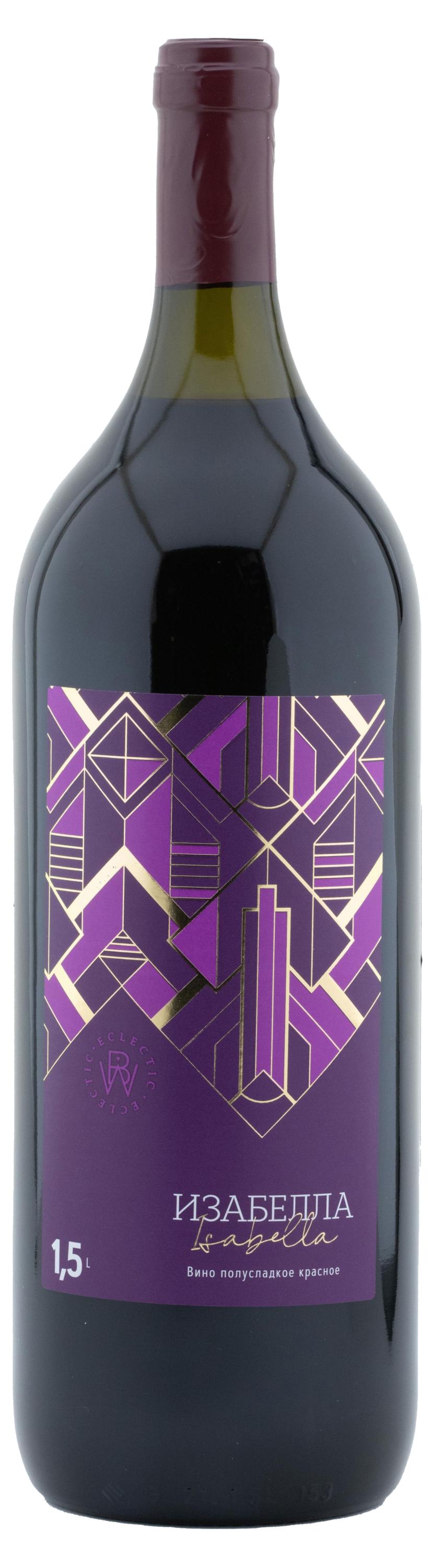 

Вино Balance Wine Изабелла красное полусладкое Россия, 1,5 л