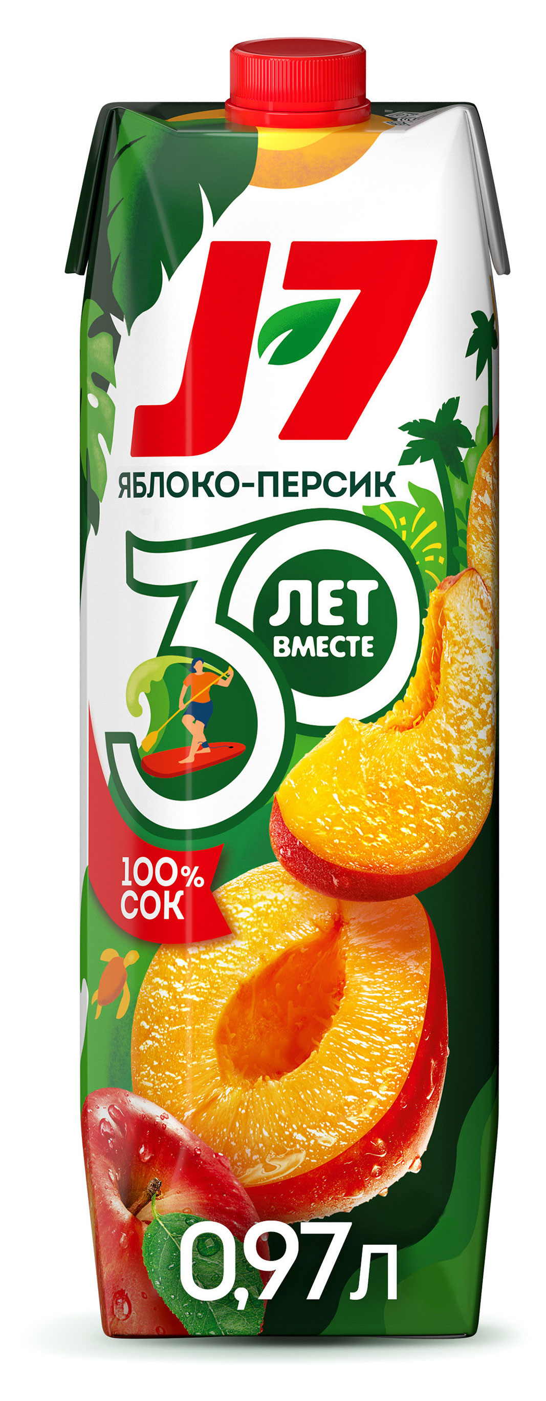 

Нектар персиковый J7 с мякотью, 970 мл