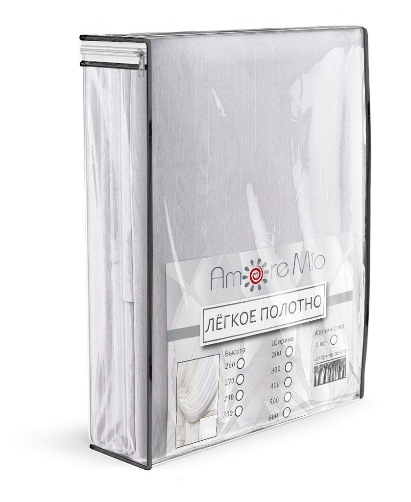 

Тюль Amore Mio молочная, 300х260 см