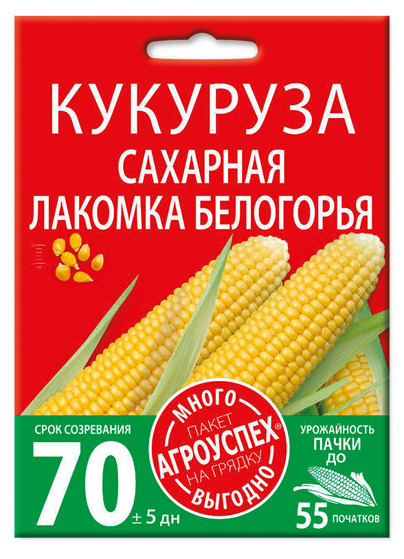 

Семена Агроуспех Кукуруза сахарная лакомка белогорья, 15 г