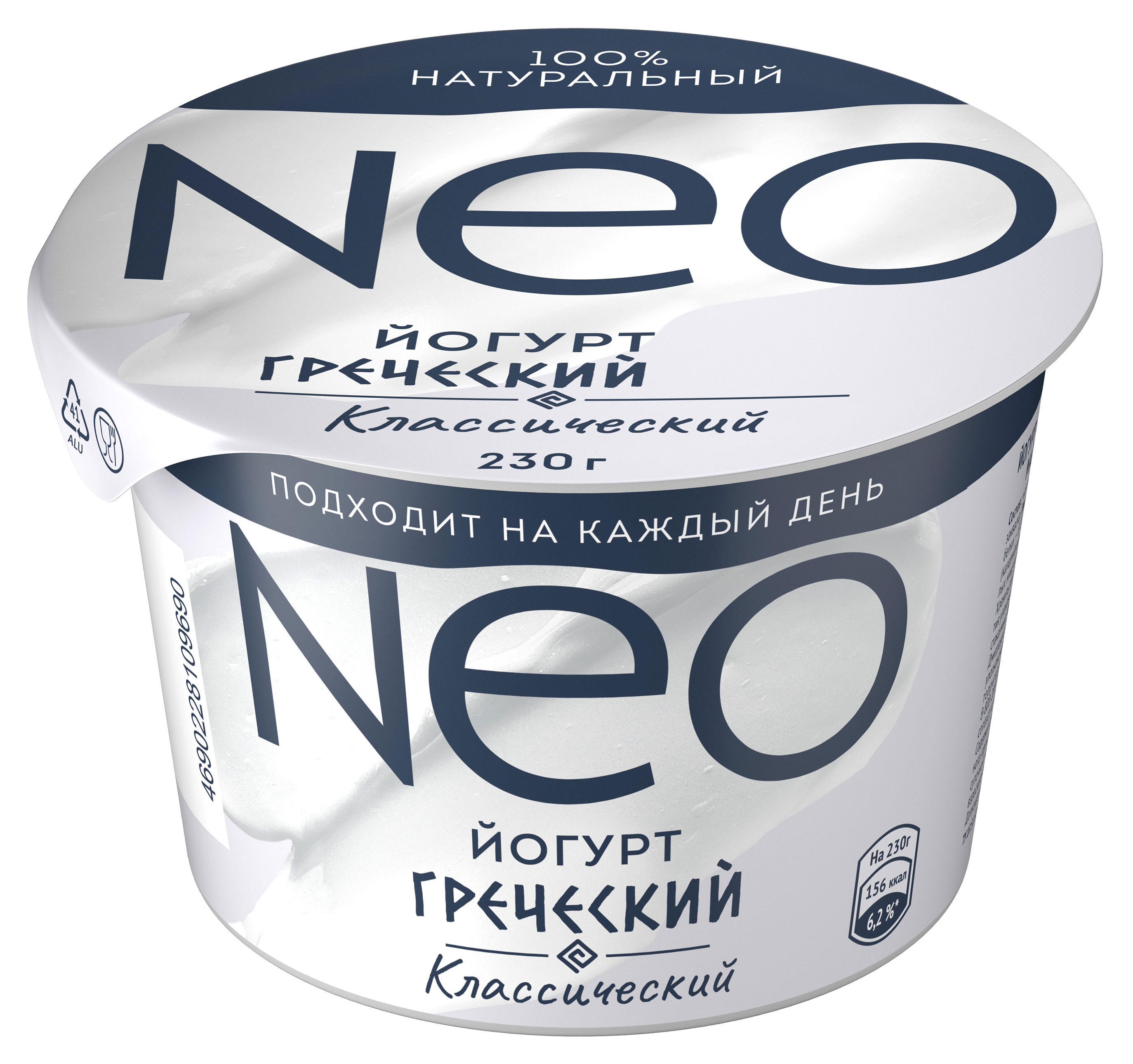 

Йогурт греческий Neo Натуральный 2% БЗМЖ, 230 г