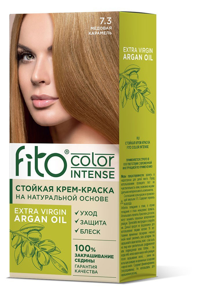

Крем-краска для волос Фитокосметик Fito Color Intense тон 7.3 Медовая карамель, 115 мл