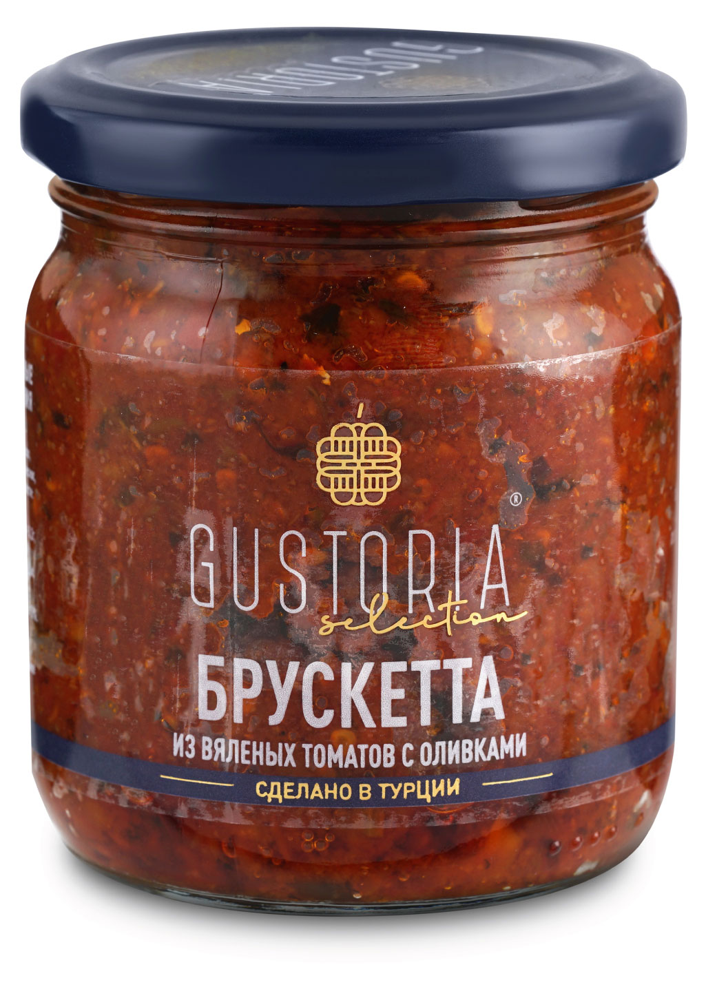 

Брускетта Gustoria из вяленых томатов с оливками, 210 мл
