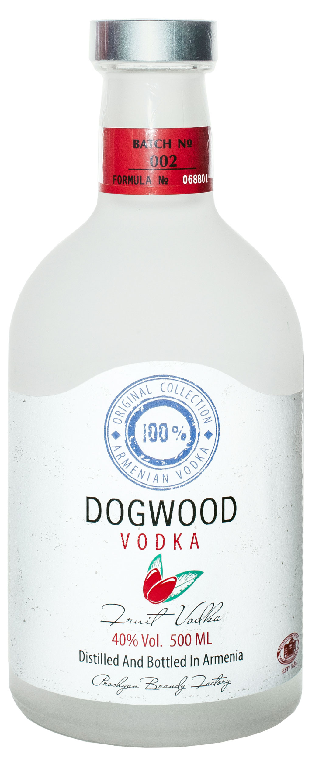 

Водка плодовая Hent Dogwood Кизил Армения, 0,5 л