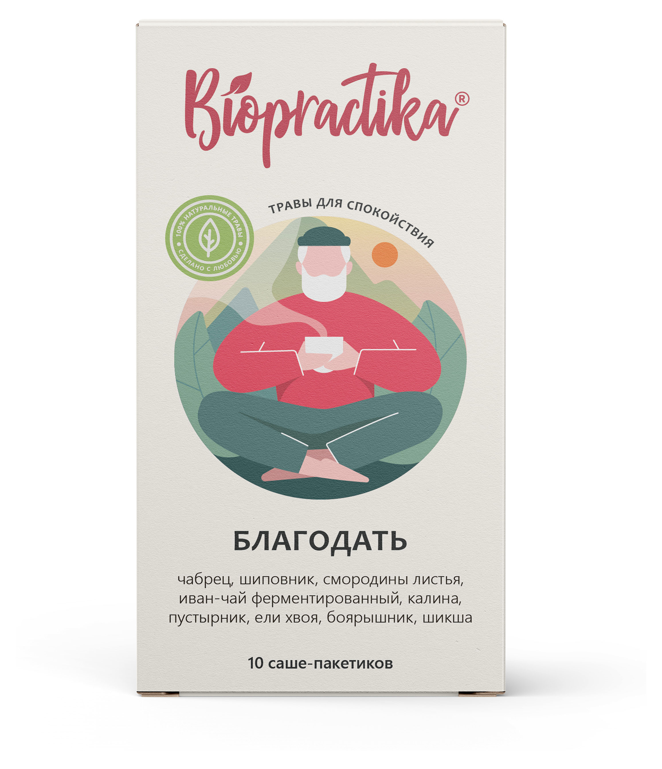 

Чай травяной Biopractika Благодать, 40 г