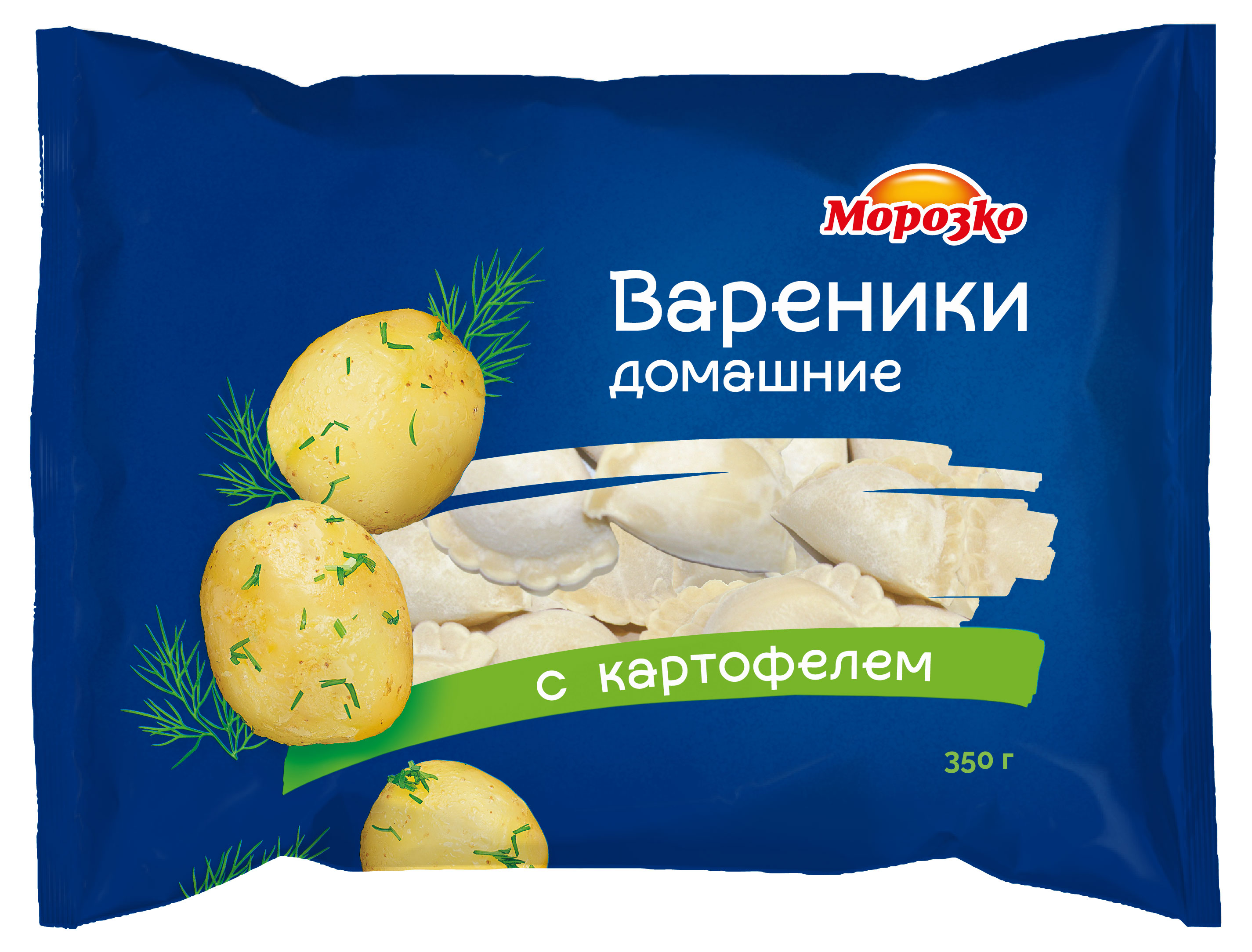 Морозко | Вареники сытные «Морозко» Домашние с картофелем, 350 г