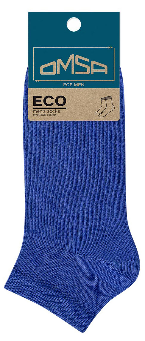 

Носки мужские Omsa ECO Colors укороченные ULTRAMARINO, размер 39-41
