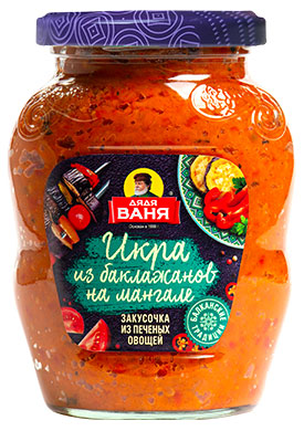 

Икра из баклажанов Дядя Ваня на мангале, 370 г