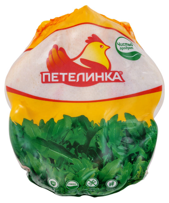 Петелинка | Тушка цыпленка-бройлера «Петелинка» охлажденная, ~ 2,2 кг