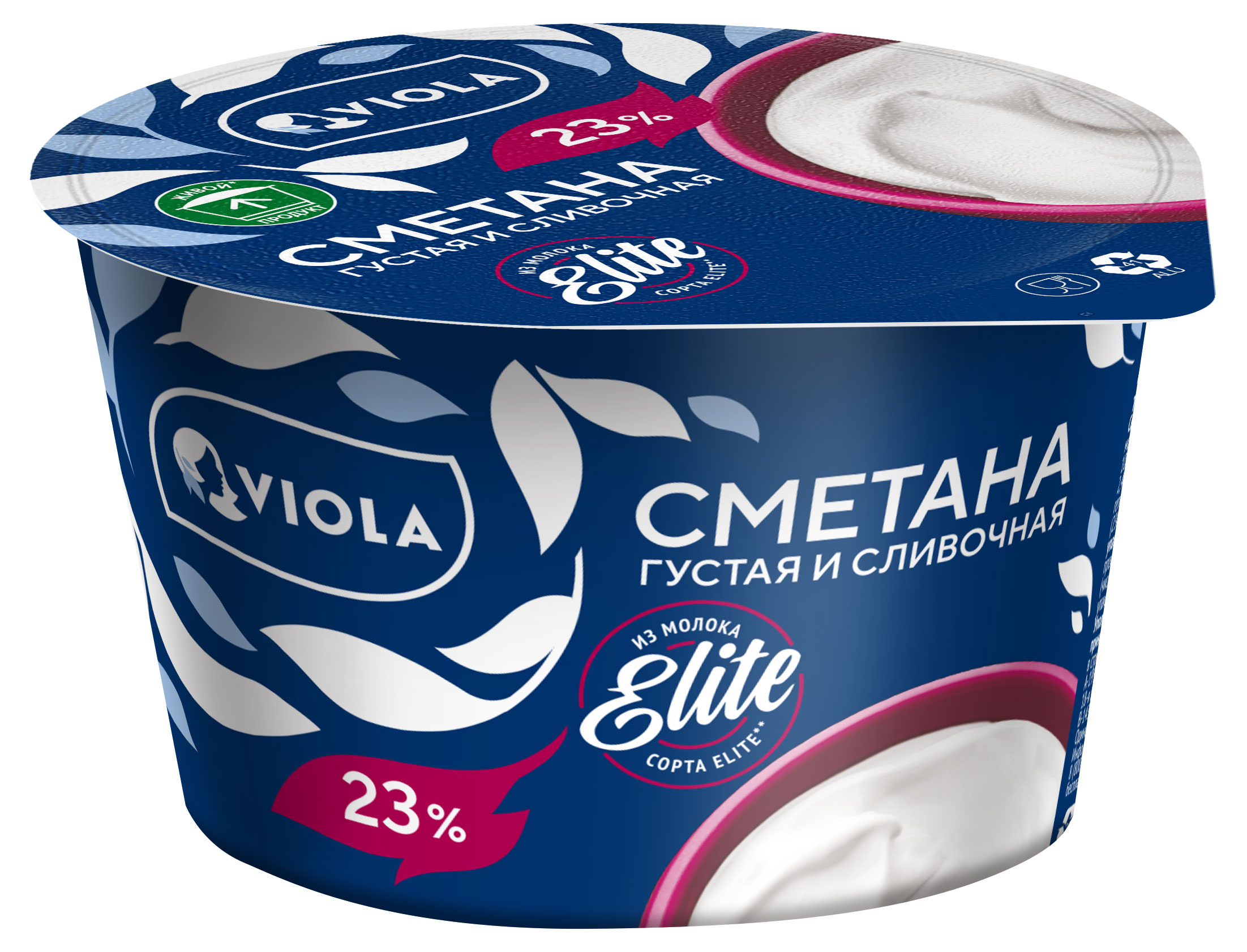 

Сметана Viola Elite сливочная 23% БЗМЖ, 160 г