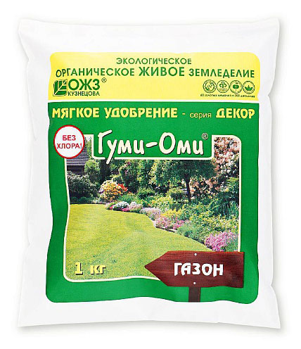 

Удобрение мягкое Гуми-Оми Газон, 1 кг