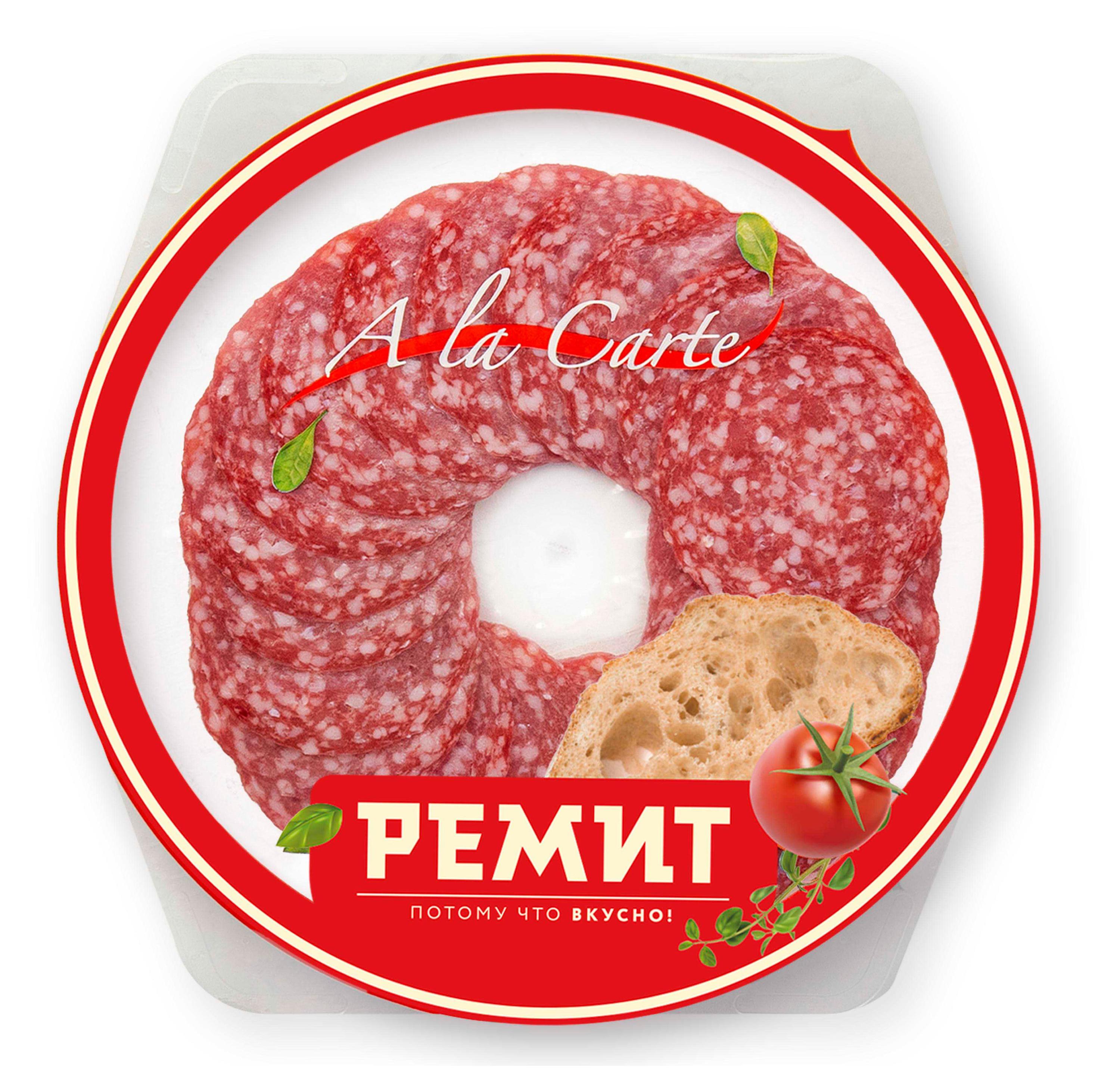 

Колбаса сырокопченая РЕМИТ Salame колбасная тарелка нарезка, 80 г