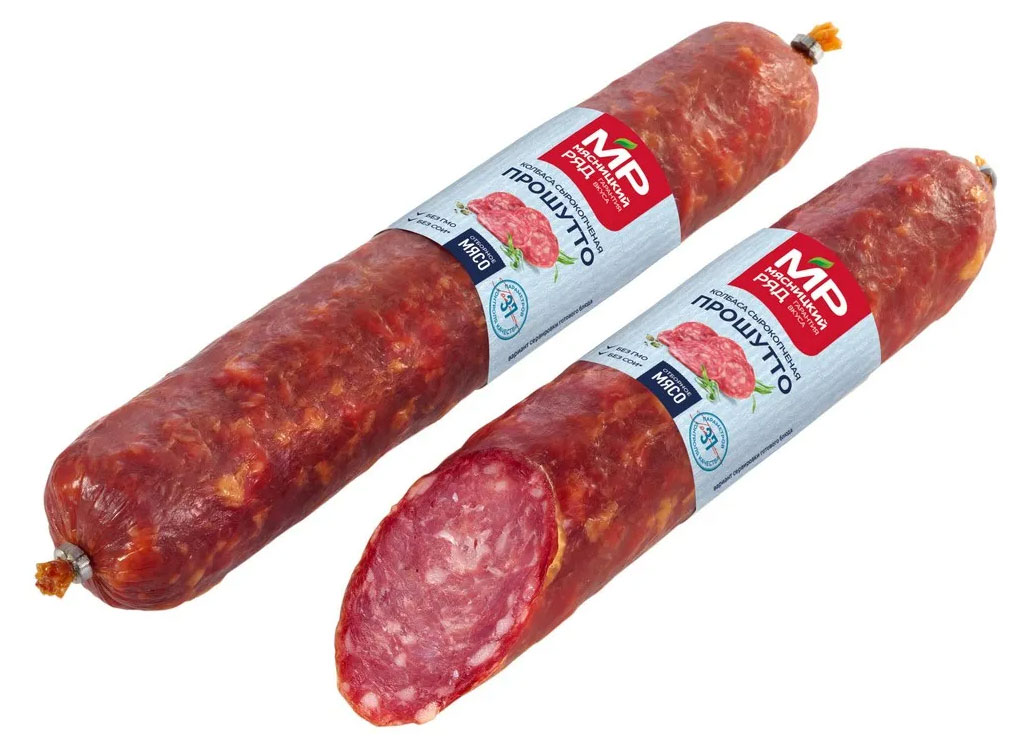 

Колбаса Мясницкий ряд Прошутто сырокопченая, ~0,7 кг