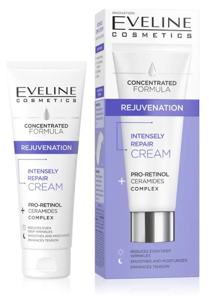 

Крем для лица Еveline Concentrated formula интенсивно восстанавливающий, 50 мл